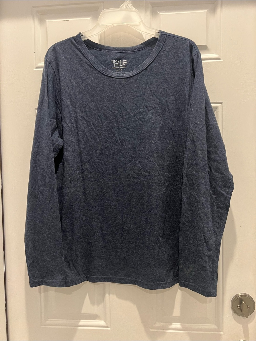 Time and Tru Women Gray Sweatshirt 3X Plus Round Neck Solid #883